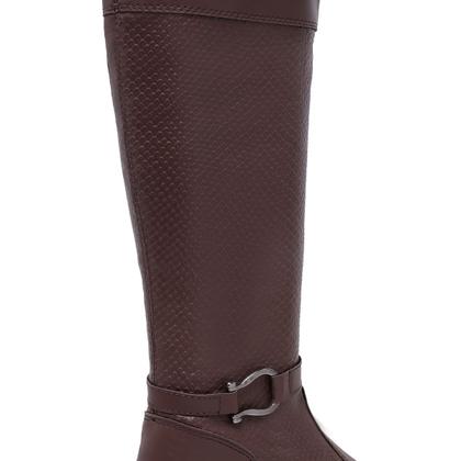 Imagem de Bota Feminina Montaria de Cano Longo com Ziper Moda Inverno Schiareli - Ref. 11070