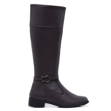 Imagem de Bota Feminina Montaria de Cano Longo com Ziper Moda Inverno Schiareli - Ref. 11070