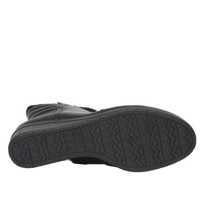 Imagem de Bota Feminina Mooncity CB Anabela Preta - 71102