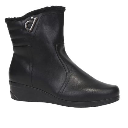 Imagem de Bota Feminina Mooncity CB Anabela Preta - 71102