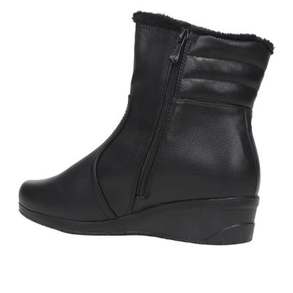 Imagem de Bota Feminina Mooncity CB Anabela Preta - 71102