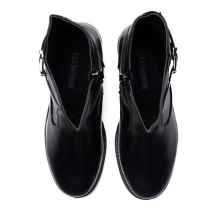 Imagem de Bota Feminina Mooncity Fivela Preto