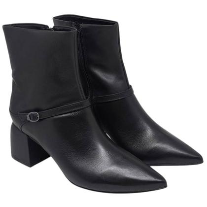 Imagem de Bota Feminina Salto Bloco Moderna Elegante Conforto Bottero