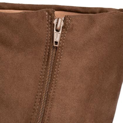 Imagem de Bota Feminina Vizzano Cano Médio Capa Fivela Caramelo