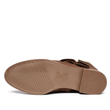 Imagem de Bota Feminina Vizzano Cano Médio Capa Fivela Caramelo