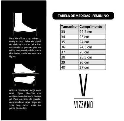 Imagem de Bota feminina vizzano coturno