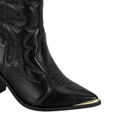 Imagem de Bota Feminina VizzanoEstilo Country Texana Cano Médio