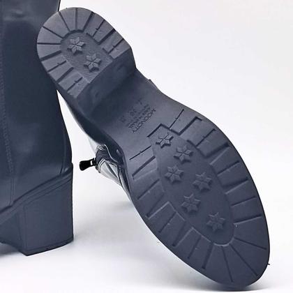 Imagem de Bota Feminino Mooncity Cano Baixo Salto Bloco Medio 73201