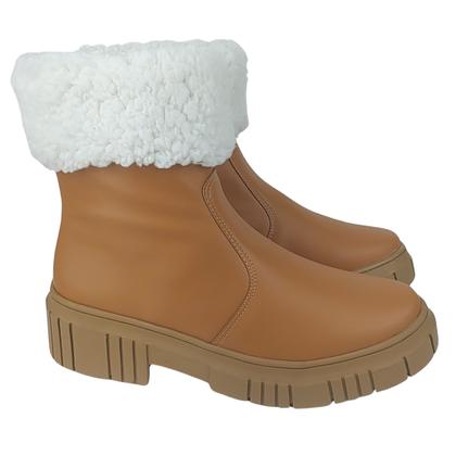 Imagem de Bota Forrada com Lã Feminina Pilar Tratorada Firezzi