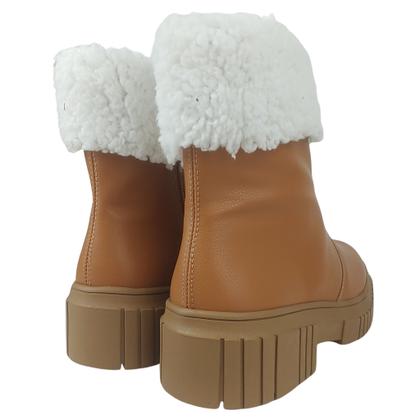 Imagem de Bota Forrada com Lã Feminina Pilar Tratorada Firezzi