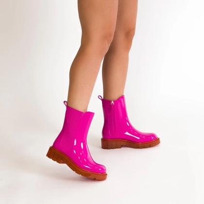 Imagem de Bota Galocha Elegante E Confortável Petite Jolie Rubber Pink