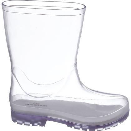 Imagem de Bota Galocha Transparente Infantil Mia Clear WorldColors