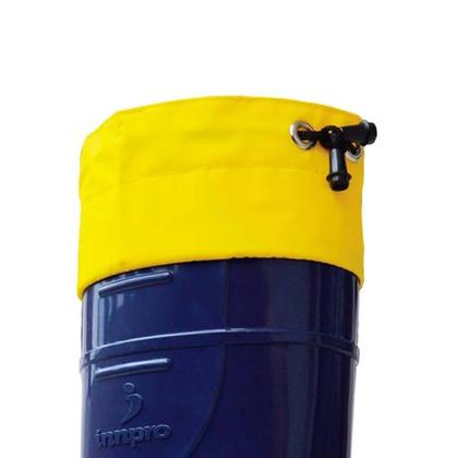 Imagem de Bota Impermeável Azul com Polaina Extra Longa Nº34/35 - Solado Antiderrapante - INNPRO