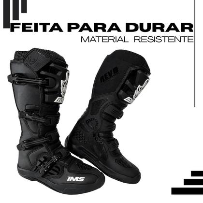 Imagem de Bota IMS Modelo Revolution Reforçada Para Motocross Trilha Enduro Off Road Par