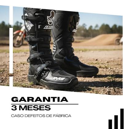 Imagem de Bota IMS Modelo Revolution Reforçada Para Motocross Trilha Enduro Off Road Par