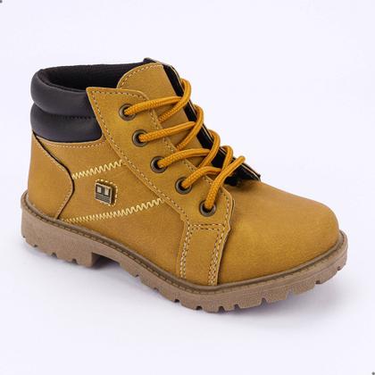 Imagem de Bota Infantil Botinha Coturno Menino Tratorado Leve Estilo Country Baby - 14.100-121