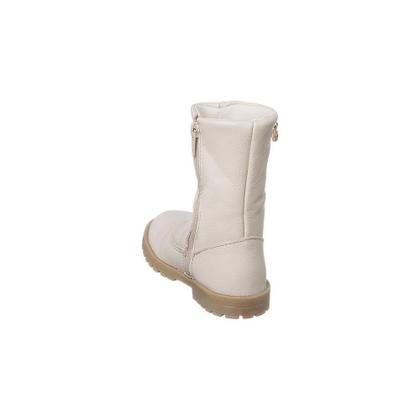 Imagem de Bota Infantil Feminina Menina Couro Ortopé Baby Boot Zíper