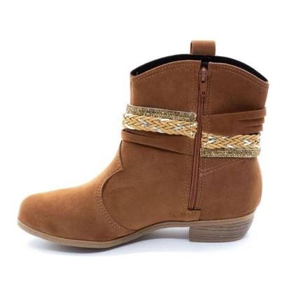 Imagem de Bota infantil feminina Molekinha Original caramelo