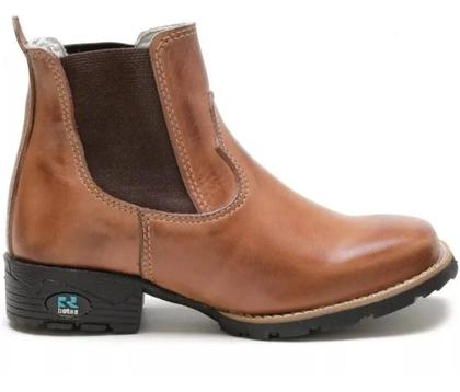 Imagem de Bota Infantil Masculina RR Botas Lisa em Couro Cano Curto com Elastico Bico Quadrado