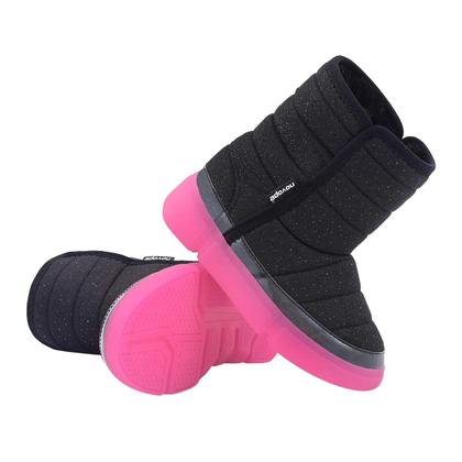 Imagem de Bota Infantil Menina Novope 50001381 Com Pelo Com Led