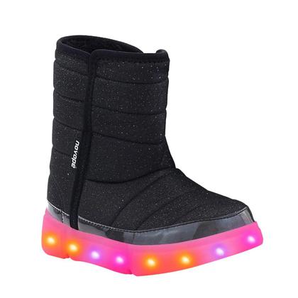 Imagem de Bota Infantil Menina Novope 50001381 Com Pelo Com Led