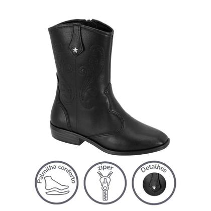 Imagem de Bota Infantil Menina Texana Western Molekinha 2183201