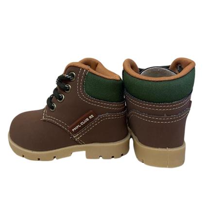 Imagem de Bota Infantil Menino Cano Curto Com Cadarço Inverno Pimpolho