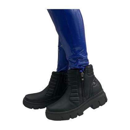 Imagem de Bota Kolosh C3362 Salto Flatform Tratorado Sem Cadarço Leve Feminino