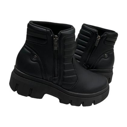 Imagem de Bota Kolosh C3362 Salto Flatform Tratorado Sem Cadarço Leve Feminino