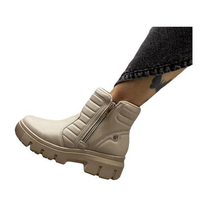 Imagem de Bota Kolosh C3362 Salto Flatform Tratorado Sem Cadarço Leve Feminino