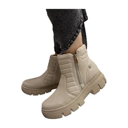 Imagem de Bota Kolosh C3362 Salto Flatform Tratorado Sem Cadarço Leve Feminino