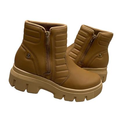 Imagem de Bota Kolosh C3362 Salto Flatform Tratorado Sem Cadarço Leve Feminino