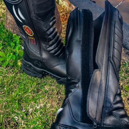 Imagem de Bota Longa Coturno Unissex Samu 192 Com Porta Objetos.