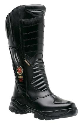 Imagem de Bota Longa Coturno Unissex Samu 192 Com Porta Objetos.