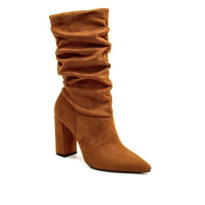 Imagem de Bota Marrom Slouchy Cano Médio Cecconello 1904001-26
