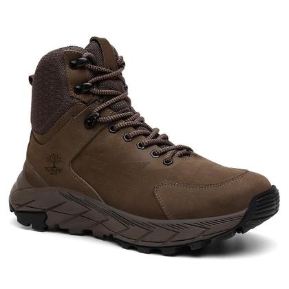 Imagem de Bota Masculina Adventure Couro Cano Alto Cadarço Venetto