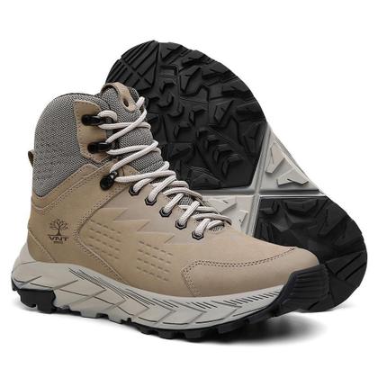 Imagem de Bota Masculina Adventure Couro Cano Alto Cadarço Venetto