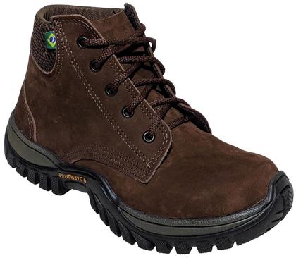 Imagem de Bota Masculina Adventure Couro Coturno Casual De Segurança