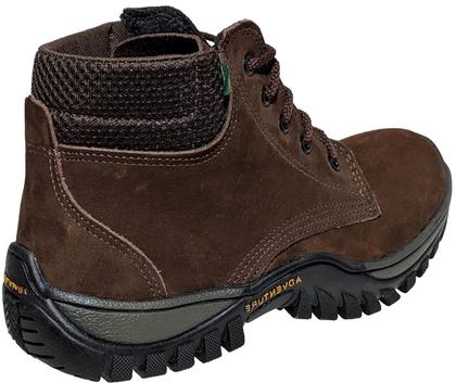 Imagem de Bota Masculina Adventure Couro Coturno Casual De Segurança