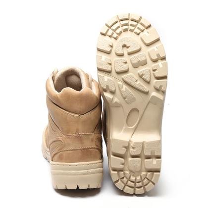Imagem de Bota Masculina Adventure Estilosa Em Couro Cano Curto Coturno Confortável Resistente Elegante
