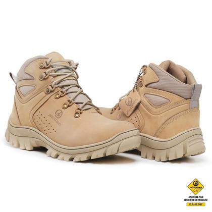 Imagem de Bota Masculina Aventura Couro Resistente Confortável
