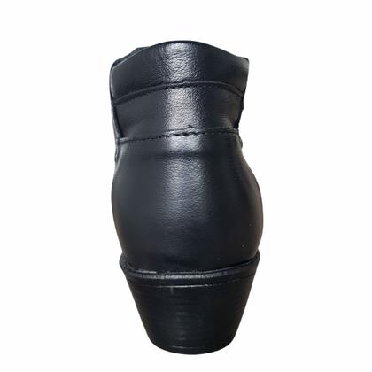 Imagem de Bota Masculina Casual Couro Legitimo BR2 Elastico Ziper Salto Baixo 202E