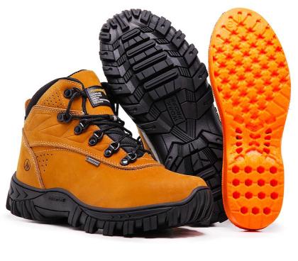 Imagem de Bota Masculina Com C.A 48.067 Master Boots Couro Laranja