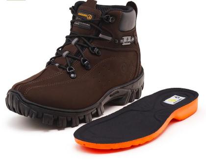 Imagem de Bota Masculina Com C.A 48.067 Master Boots Couro Marrom