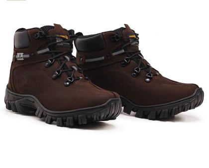 Imagem de Bota Masculina Com C.A 48.067 Master Boots Couro Marrom