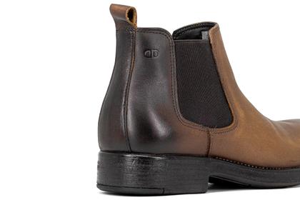 Imagem de Bota Masculina Democrata Garage Dust Chelsea Couro Confortável Elástico