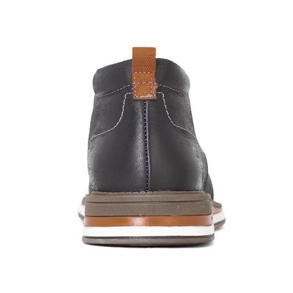 Imagem de Bota Masculina Democrata Metropolitan Type Casual Couro Cadarço Conforto 272104