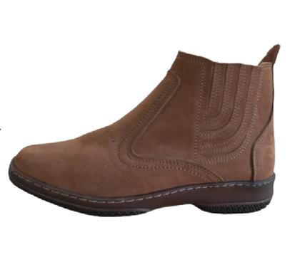 Imagem de Bota Masculina Em Couro Botina Country Casual Social Botinha Solado Borracha Costurado 2520 Rato