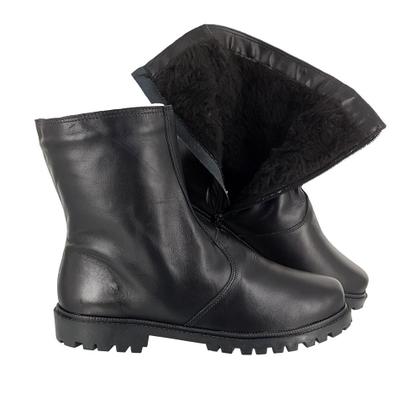 Imagem de Bota Masculina Neve 100% Lã Pelo Couro Impermeável Inverno MG1003M