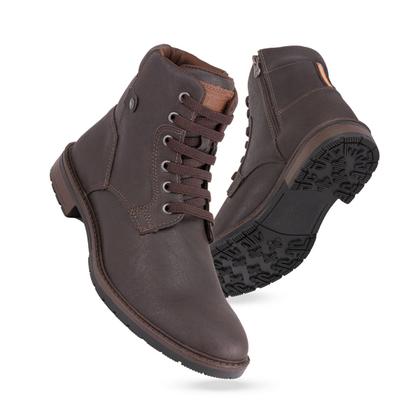 Imagem de Bota Masculina Pedshoes Couro Estilo e Conforto para o Dia a Dia